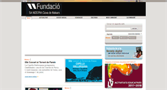 Desktop Screenshot of obrasocialsanostra.com